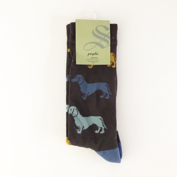 socksmith Other - Socksmith Mens Bamboo Dachshund Dog Novelty Socks